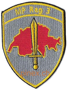Immagine di MP Reg 3 Badge Militärpolizei ohne Klett