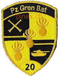 Picture of Pz Gren Bat Panzer Grenadier Bataillon 20 gelb ohne Klett