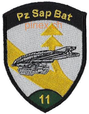 Picture of Pz Sap Bat 11 Panzersappeurbataillon 11 grün ohne Klett