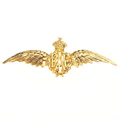 Image de RAF Royal Air Force Wings Pilotenabzeichen Uniformabzeichen Metall