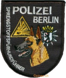 Image de Polizei Berlin Sprengstoffspürhundführer Abzeichen