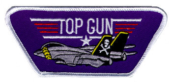 Immagine di Top Gun Wappen Flz / Schrift  120mm