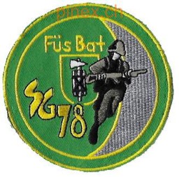 Bild von Füs Bat 78 SG  grau Militärabzeichen