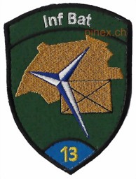 Image de Inf Bat 13 Insigne bataillon infanterie 13 bleu sans velcro