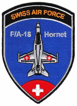 Image de F/A-18 Hornet Pilot Patch Wappen 93mm  
