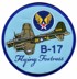 Bild von B-17 Bomber Flying Fortress  US Air Force Abzeichen blau