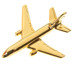 Image de DC 10 Pin d`Avion doré