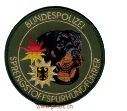 Immagine di Bundespolizei Sprengstoffspürhundführer Rottweiler grün