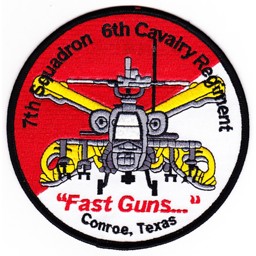 Bild von 7th Squadron 6th Cavalry Helicopter Regiment Abzeichen Conroe Texas