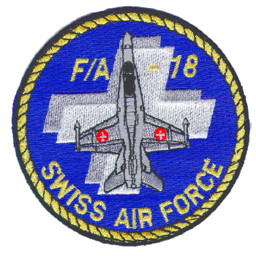 Image de F/A-18 Hornet Badge Forces aériennes suisses