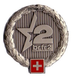 Image de Brigade frontière 2 Insigne de béret Armée suisse