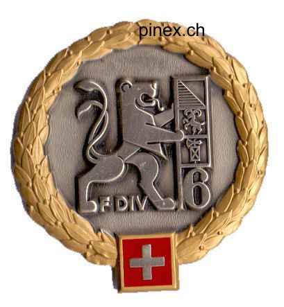 Picture of Felddivision 6 GOLD Emblem Schweizer Armee