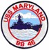 Picture of USS Maryland BB-46 Schlachtschiff Abzeichen