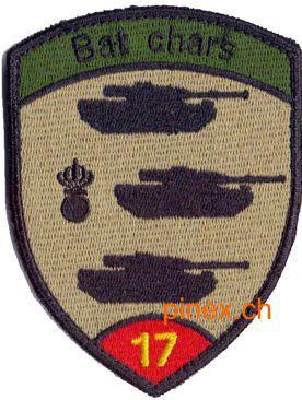 Image de Bat Chars 17 rouge Badge Armée 21
