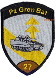 Bild von Panzer Grenadier Bataillon 27 braun ohne Klett