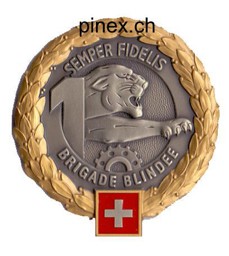 Immagine di Panzerbrigade 1 Brigade Blindée GOLD Béretemblem 