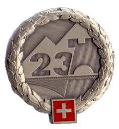 Bild von Festungsbrigade 23  Béretemblem Schweizer Militär