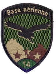 Bild von Base aérienne 14 grün mit Klett Badge 