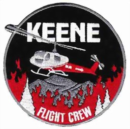 Bild von Keene Hubschrauber Feuerwehrabzeichen  100mm