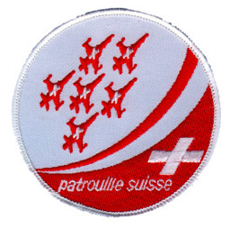 Bild von Patrouille Suisse Abzeichen weiss