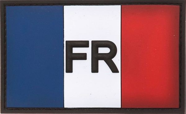 Image de Frankreich Flagge PVC Rubber Patch