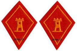 Image de Insigne Corps des garde-forts rouge Armée suisse