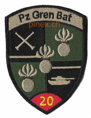 Bild von Pz Gren Bat 20 Panzergrenadier Bataillon rot mit Klett