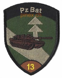Bild von Pz Bat 13 Panzer Bataillon 13 braun mit Klett