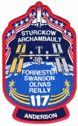 Immagine di STS 117 Atlantis Space Shuttle Badge