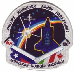 Picture of STS 100 Endeavour Space Shuttle Abzeichen