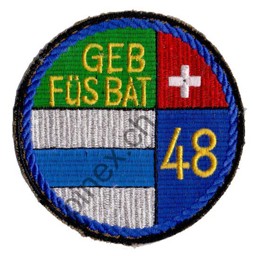 Bild von Geb Füs Bat 48 blau Inf Badge Armee 95