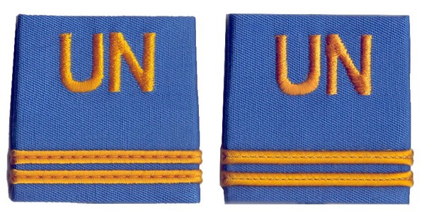 Bild von UN Rangabzeichen Oberleutnant United Nations 