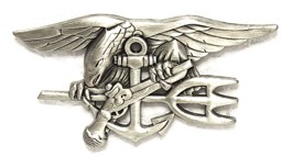 Bild von U.S. Navy Seals  large Pin silber