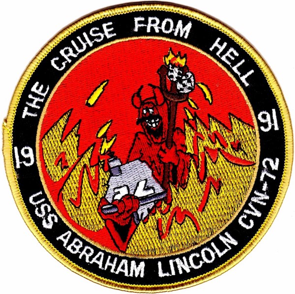 Bild von USS Abraham Lincoln CVN-72 Flugzeugträger The Cruise from Hell 1991