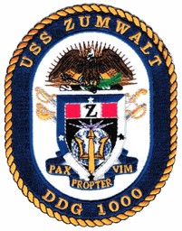 Bild von USS Zumwalt DDG 1000 US Navy Zerstörer 