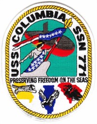 Bild von USS Columbia U-Boot SSN 771 Abzeichen