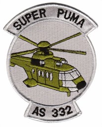 Bild von Super Puma AS 332 Stoffaufnäher 