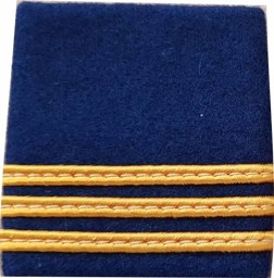 Bild von Hauptmann Gradabzeichen Schulterpatten Luftwaffe. Preis gilt für 1 Stück 