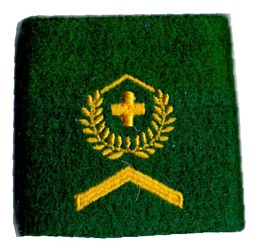 Bild von Wachtmeister Gradabzeichen Schulterpatten Infanterie. Preis gilt für 1 Stück 