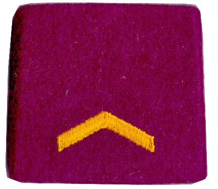 Bild von Korporal Gradabzeichen Schulterpatten Logistik. Preis gilt für 1 Stück 