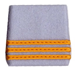 Bild von Hauptmann Gradabzeichen Schulterpatten Übermittlung und Führungsunterstützung. Preis gilt für 1 Stück 