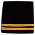 Bild von Oberleutnant Gradabzeichen Schulterpatten. Preis gilt für 1 Stück 