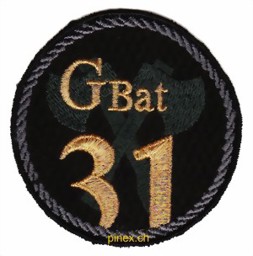 Bild von Genie Bat 31 grau Armee Abzeichen 