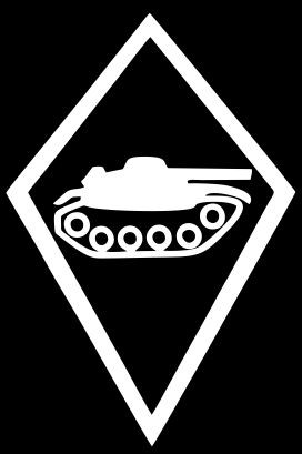 Bild von Panzertruppe Autoaufkleber Truppengattungsabzeichen 