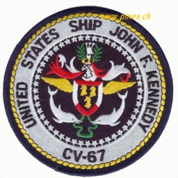Bild von USS John F. Kennedy CV 67 Stoffaufnäher