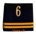 Bild von Oberleutnant 6 Gradabzeichen Schulterpatten. Preis gilt für 1 Stück 