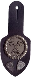Bild von Sappeur Brusttaschenanhänger mit Spreng und Minenspezialist und Gerätemechaniker Spezialistenabzeichen