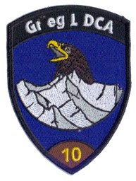 Image de Badge Gr eg L DCA Gold sans Velcro forces aériennes suisses
