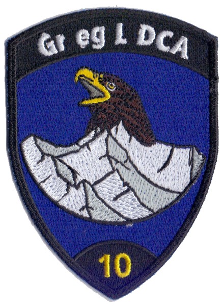 Bild von Gr eg L DCA schwarz Badge ohne Klett Flab Emblem Luftwaffe