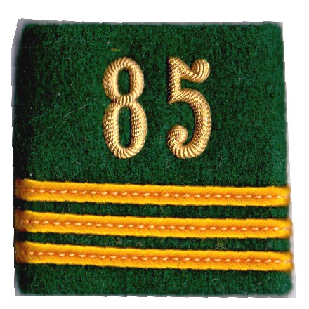Bild von Hauptmann 85 Rangabzeichen Schulterschlaufen Infanterie. Preis gilt für 1 Stück 